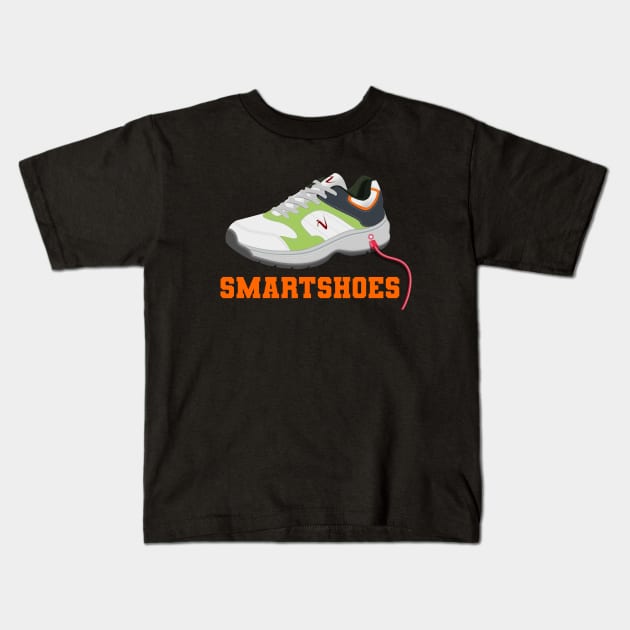 Smart shoes Kids T-Shirt by T-Shirts Zone